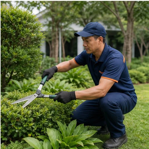 Chăm sóc dọn vườn